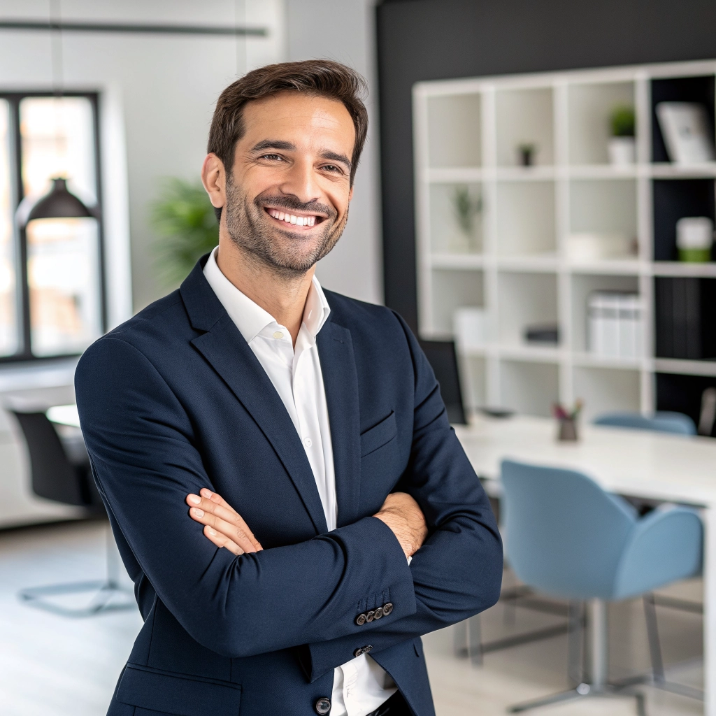 Corporate manager man profile photo